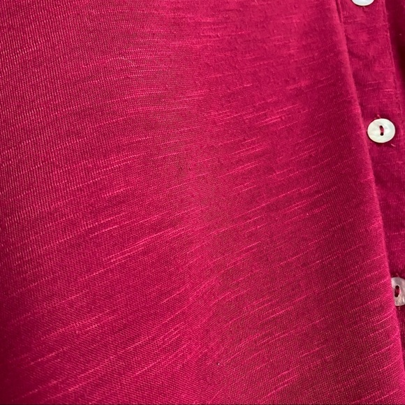French Laundry button down tunic top pink small - Picture 7 of 8